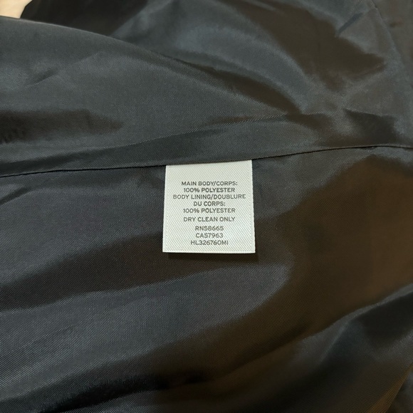 Trouve Women's Small Open Front Waterfall‎ Draped Split Pocket Blazer Jacket - Picture 9 of 9